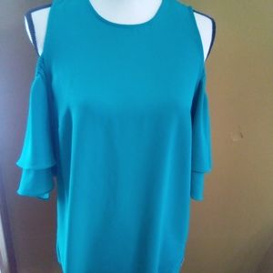 Michael Kors Cold Shoulder Blouse size M
